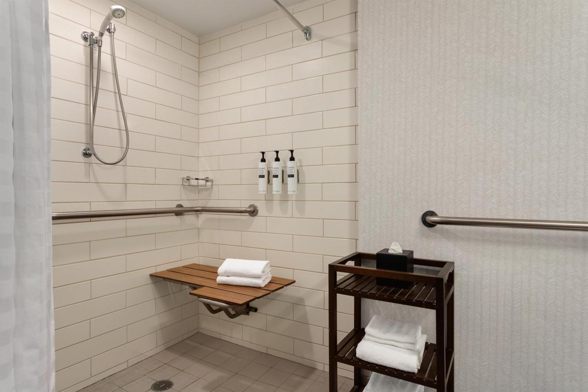 King Suite with Roll-In Shower - Mobility Accessible